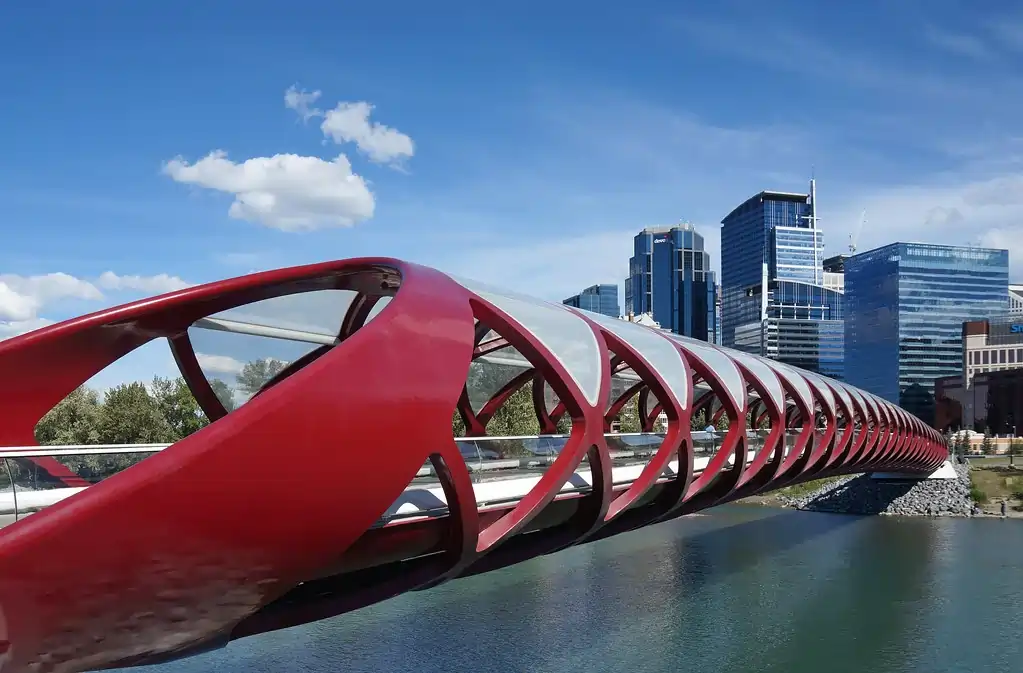 peace bridge in Calgary